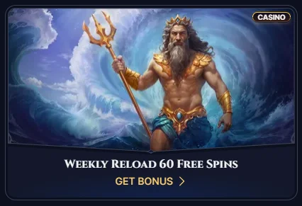 weekly reload 60 free spins